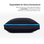 Bedgear Performance Pillow Bag 61X40.5X5.1 Black